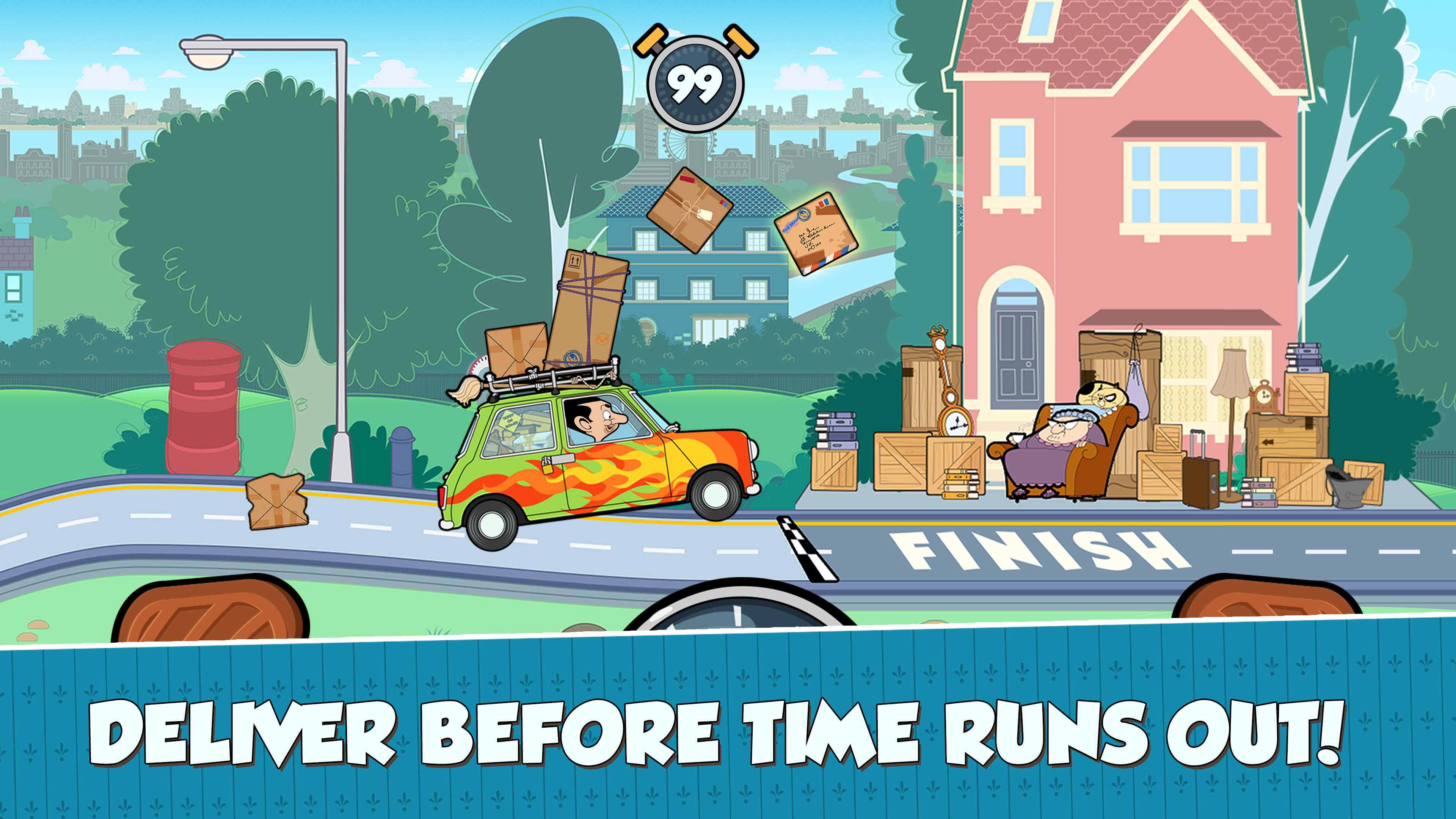Mr Bean - Special Delivery Game Screenshot