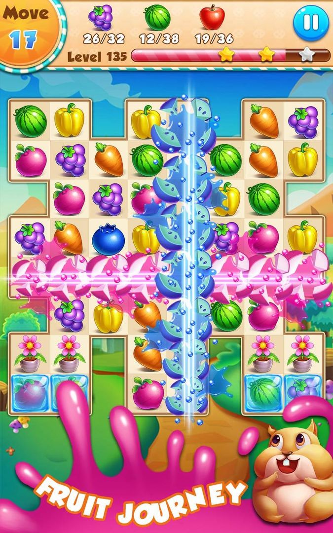 과일 호감 - Fruit Crush 게임 스크린 샷
