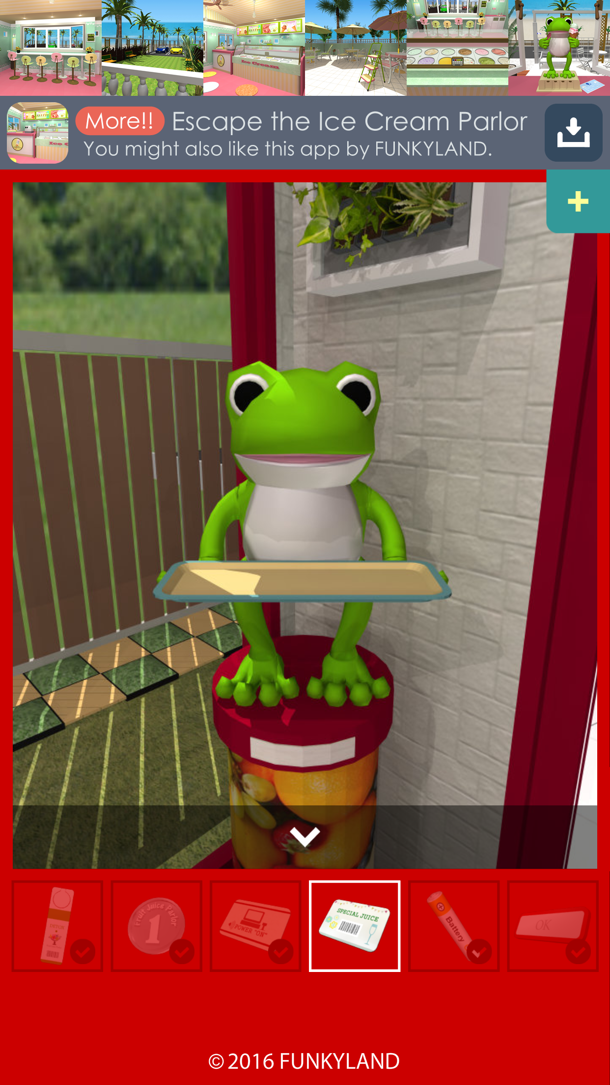 Escape the Fruit Juice Parlor Game Screenshot