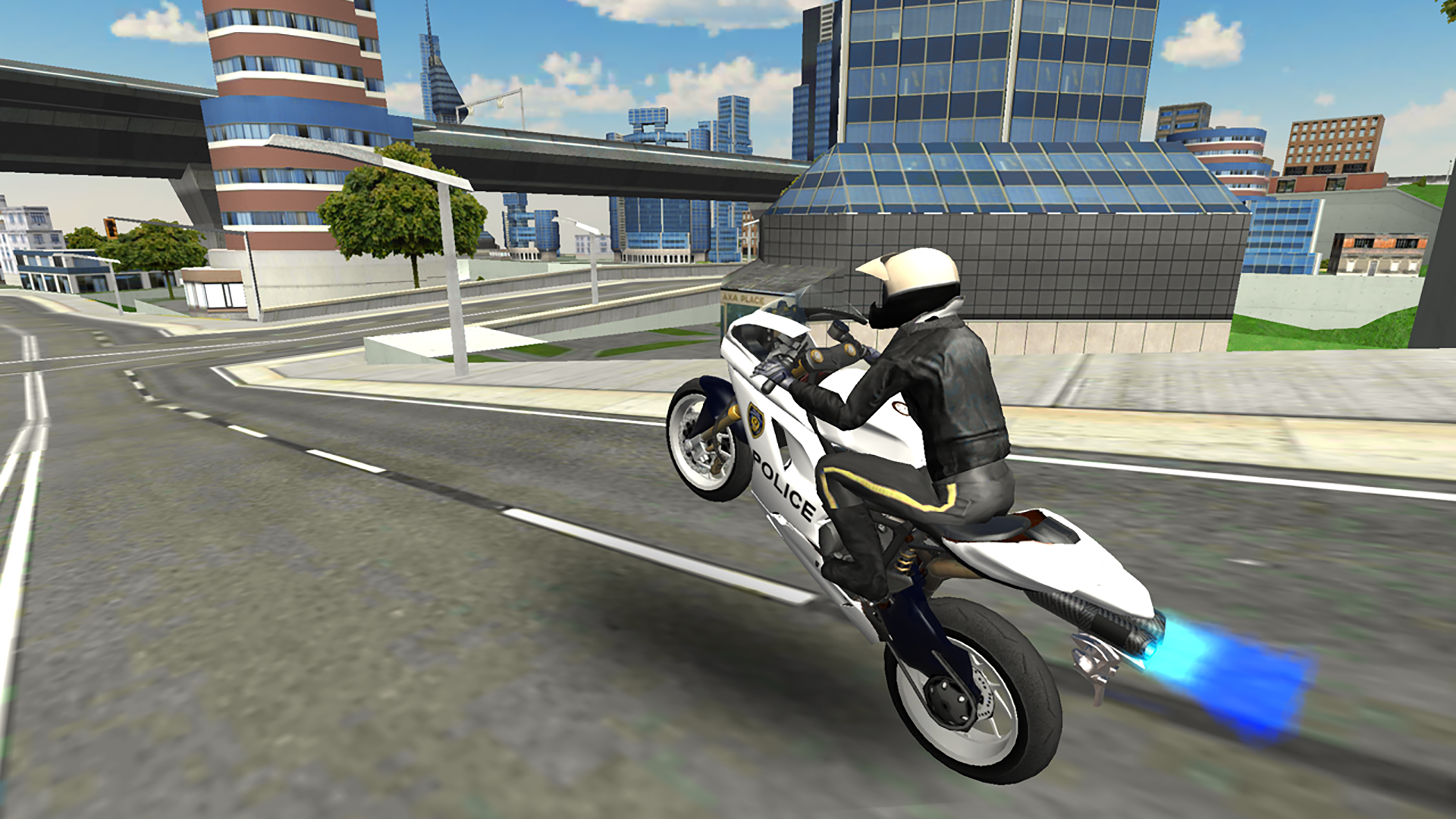Police Bike City Simulator Game Screenshot