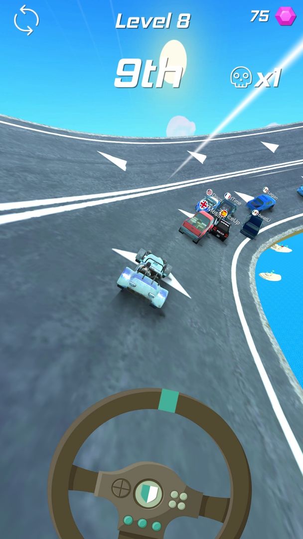 Car Stunt Race 3D 게임 스크린 샷