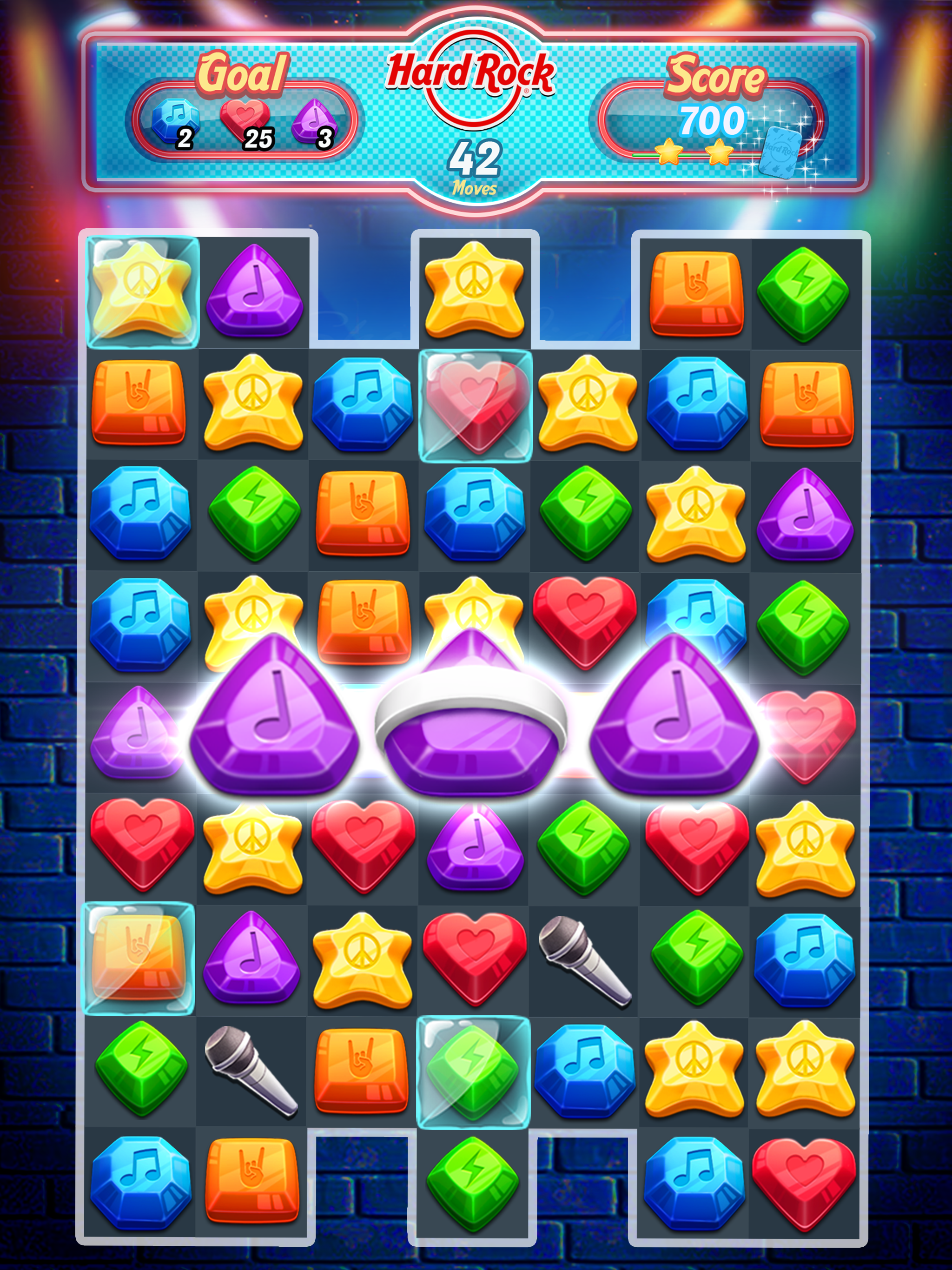 Hard Rock Crush & Pop 遊戲截圖