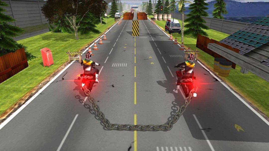 Screenshot of Chained Bike Games 3D