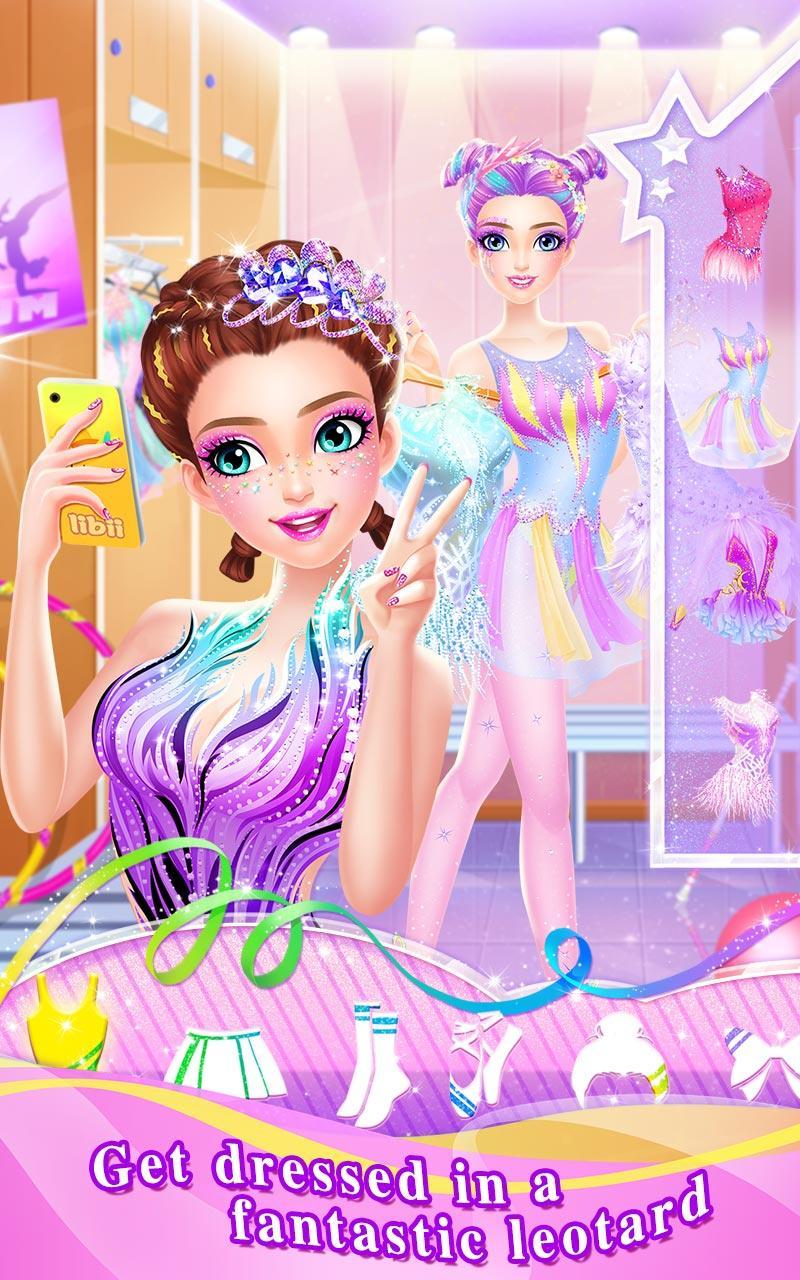 Gymnastics Salon Game Screenshot