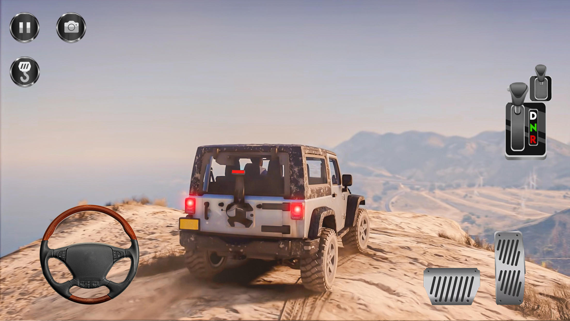 Captura de Tela do Jogo Offroad 4x4 Jeep Driving Games