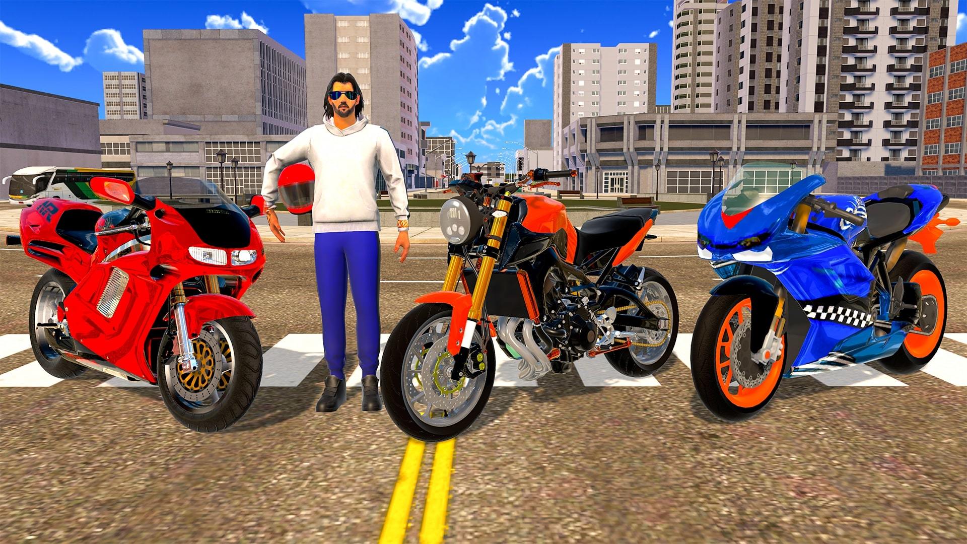 Indian Bike: Motor Stunt Game Game Screenshot