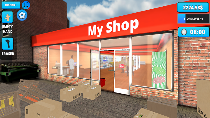 Retail Store Simulator 3D 게임 스크린 샷