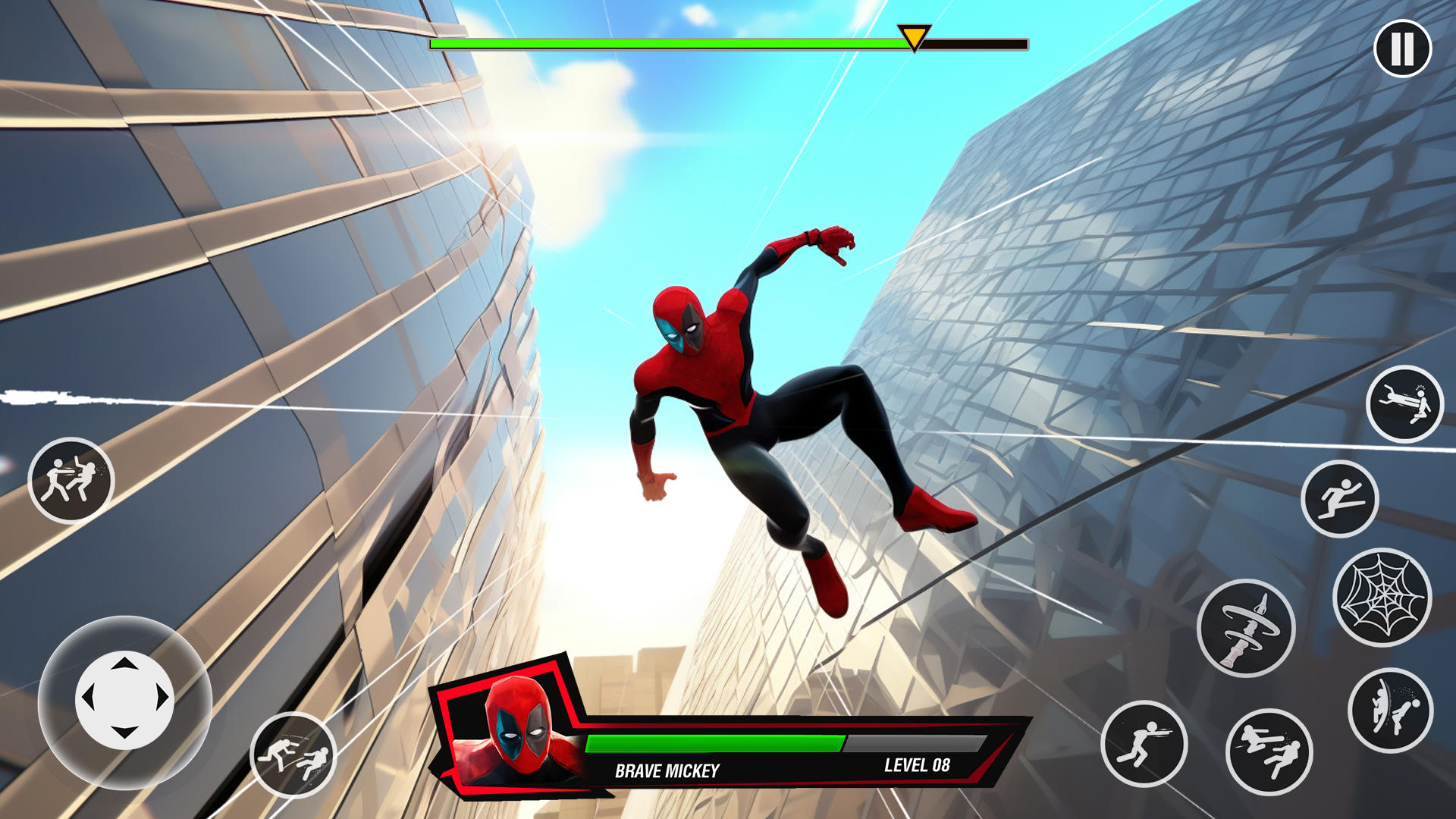 Spider Fighter Crime Hero Game Game Screenshot