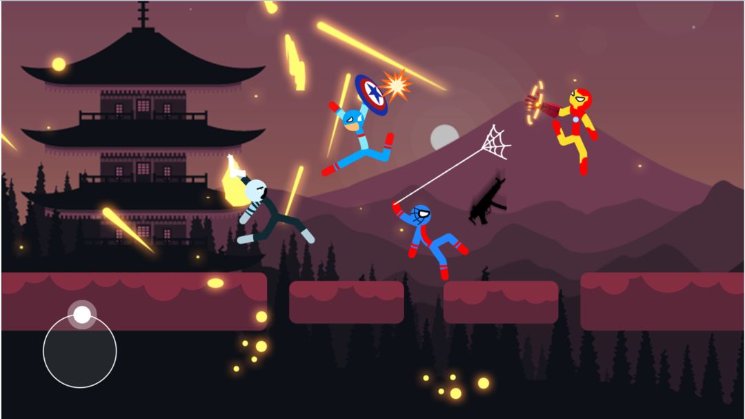 Spider Supreme Stickman Fighting - 2 Player Games ภาพหน้าจอเกม