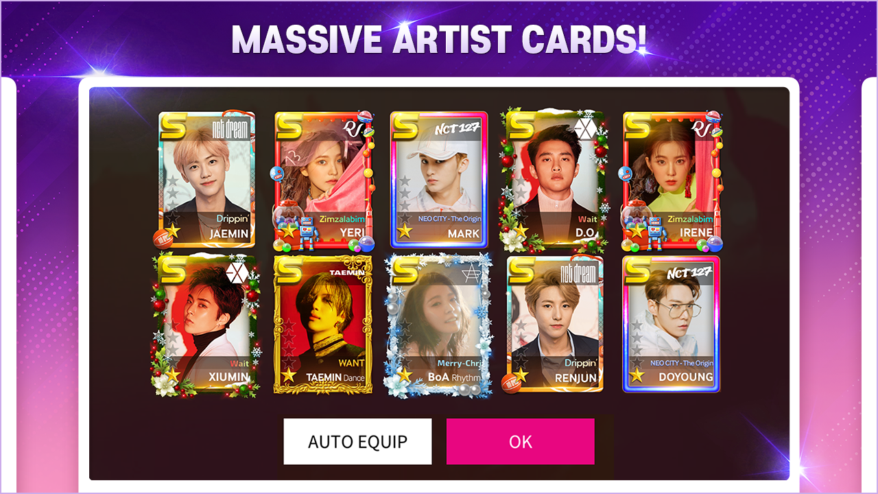 SuperStar SMTOWN ゲームのスクリーンショット