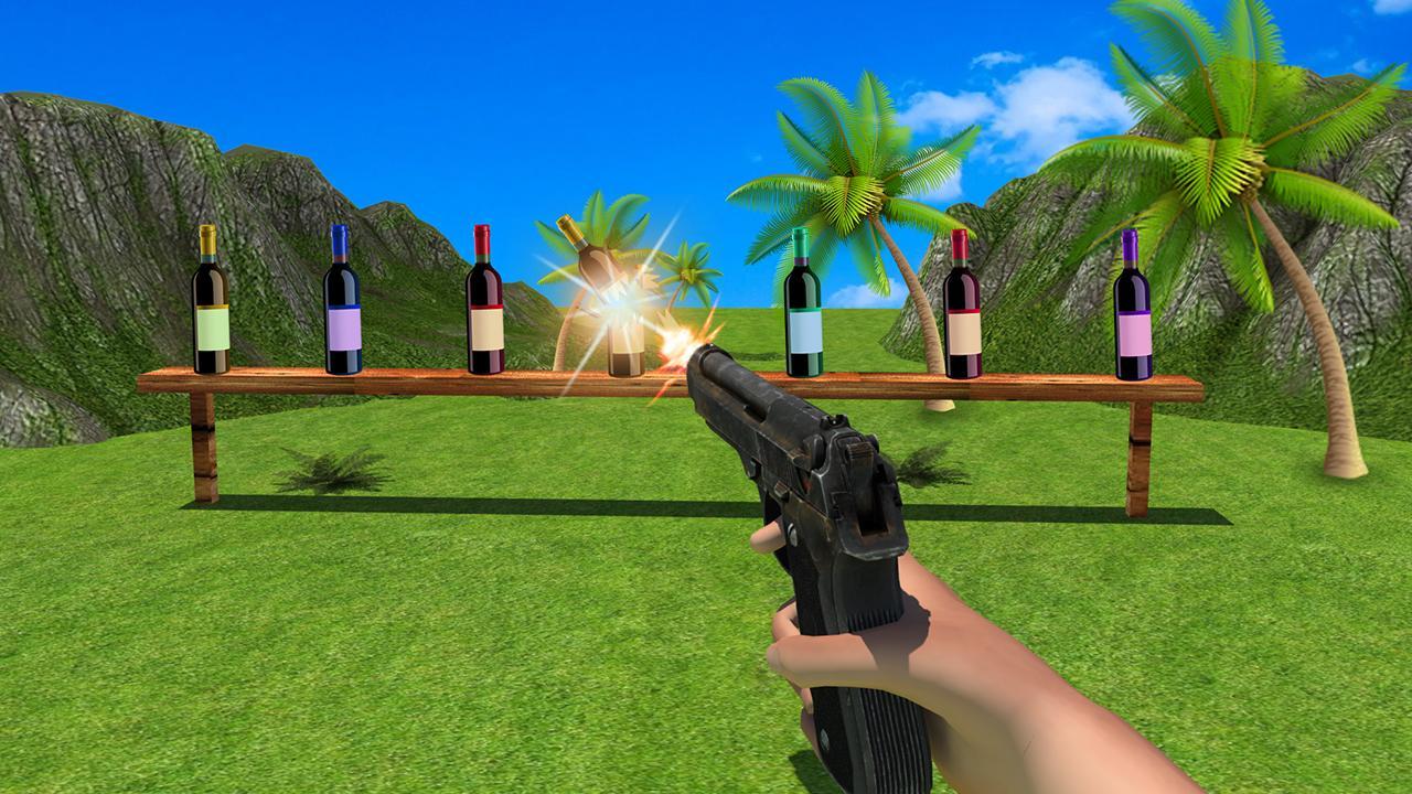 Скриншот игры Bottle Shoot Expert
