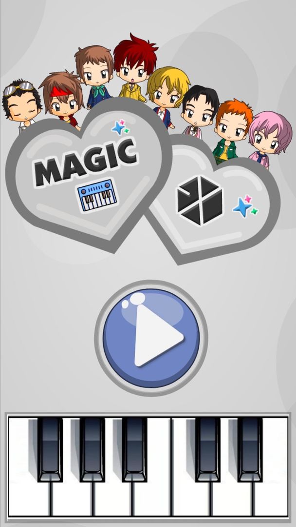 Magic Tiles - EXO Edition (K-Pop) 게임 스크린 샷
