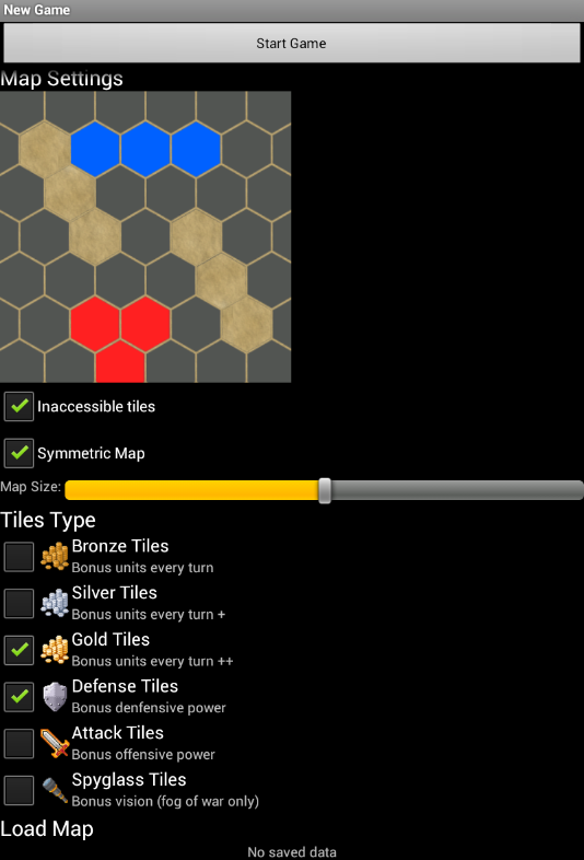 Hex War Game Screenshot