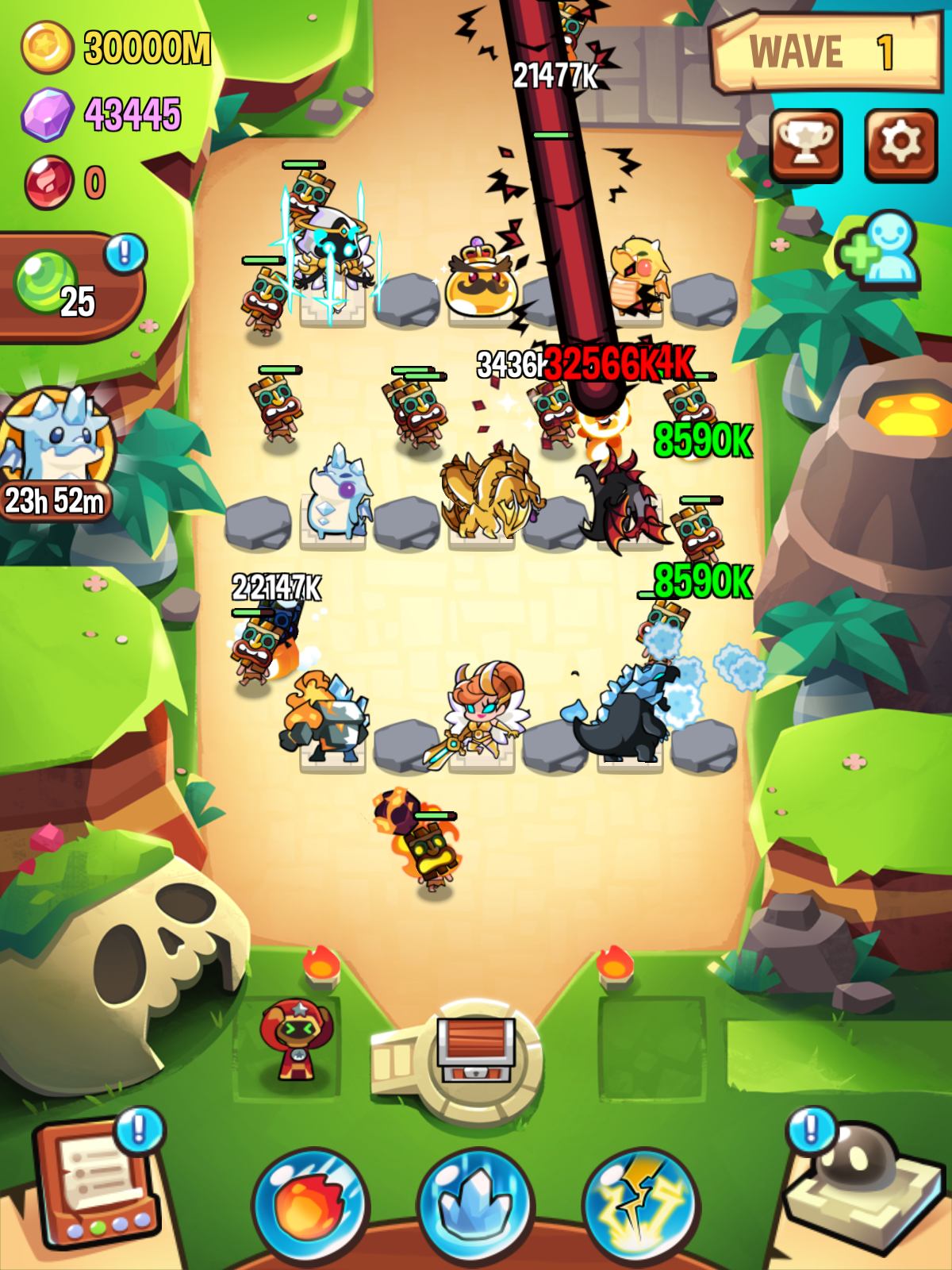 Summoner's Greed: Idle TD RPG Game Screenshot