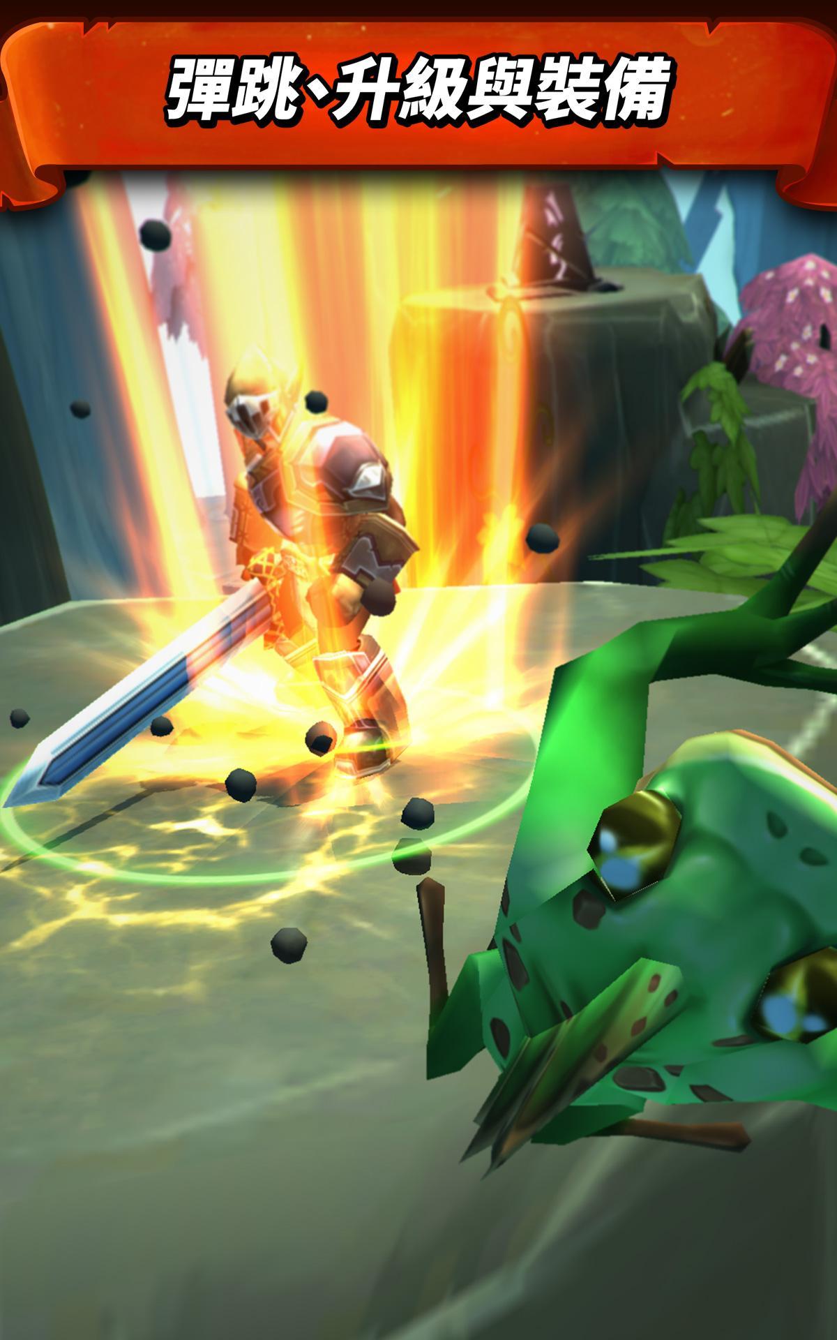 Jump Warrior: Nonstop RPG 遊戲截圖