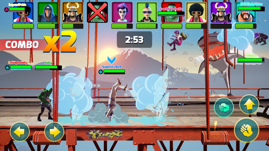 Screenshot of Mayhem Combat - Fighting Game