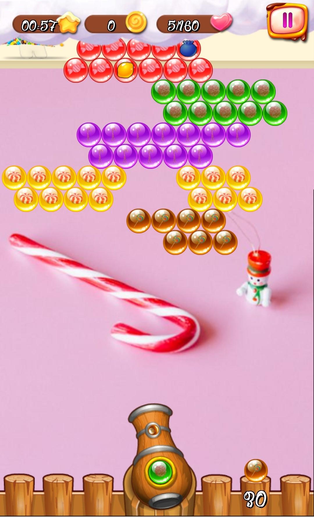 Candy Bubble Shooter Game Screenshot