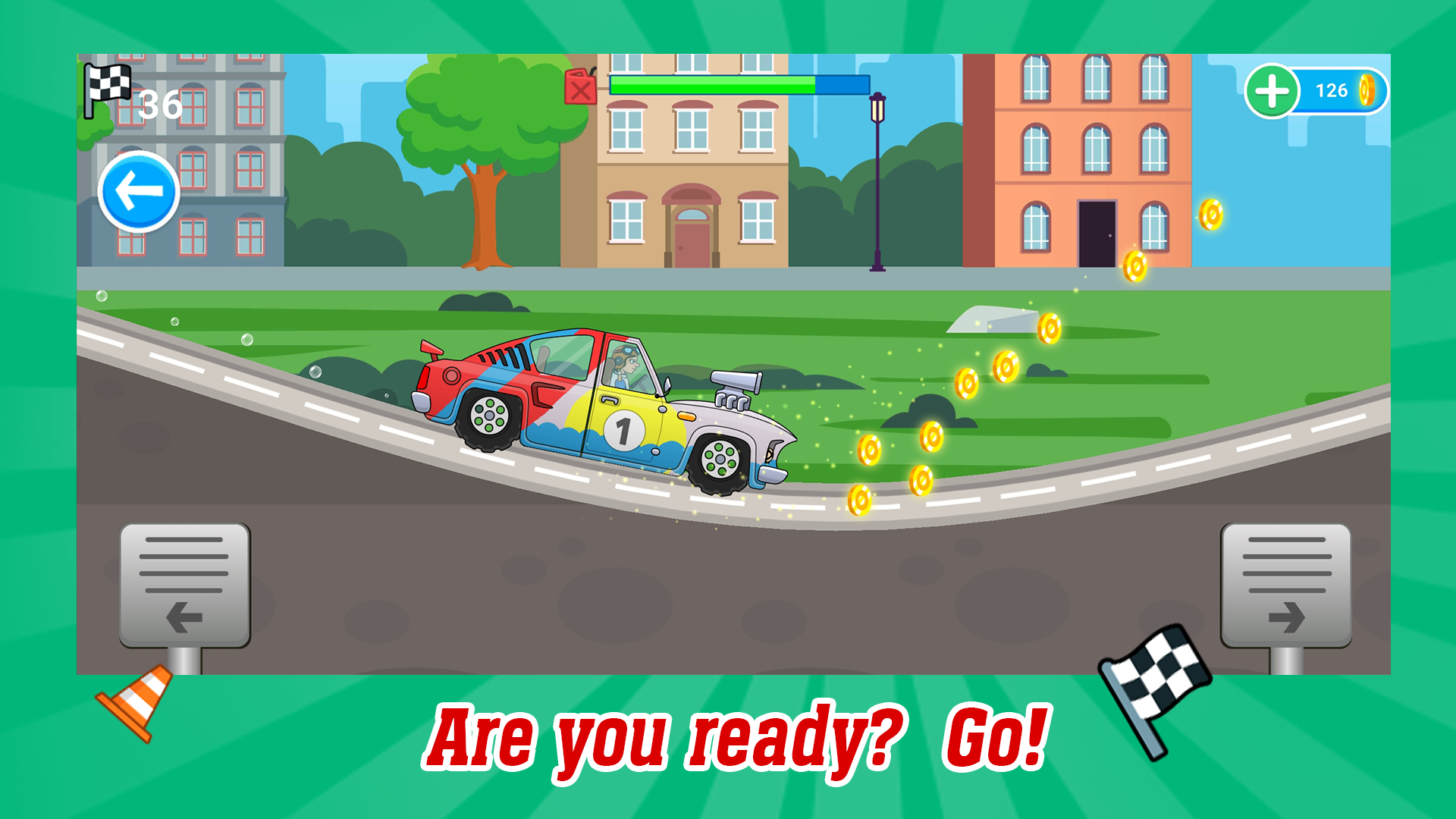 Hill race Game Screenshot