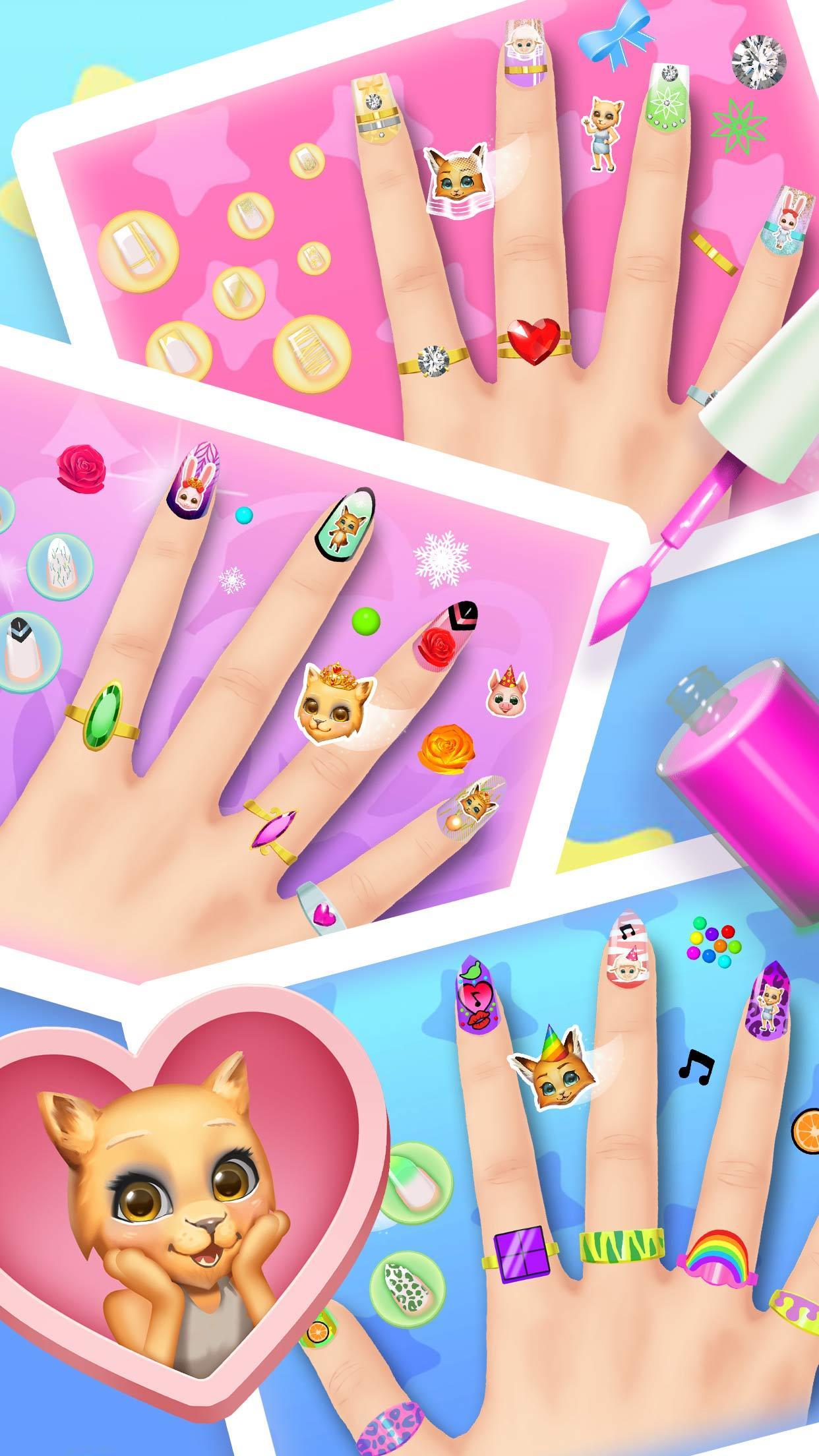 Dora's Nail Salon Game Screenshot