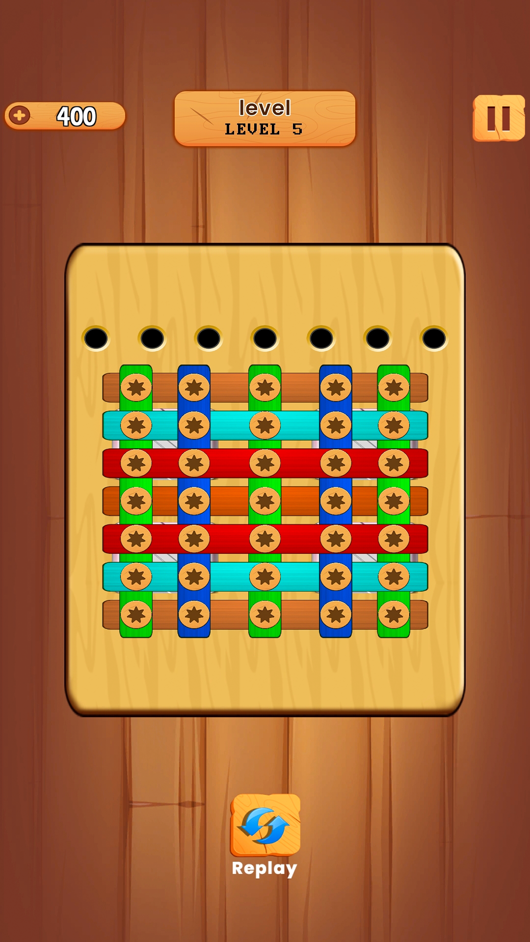 Wood Nuts Bolts Puzzle & Screw Game Screenshot