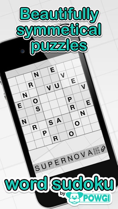 Screenshot of Word Sudoku by POWGI