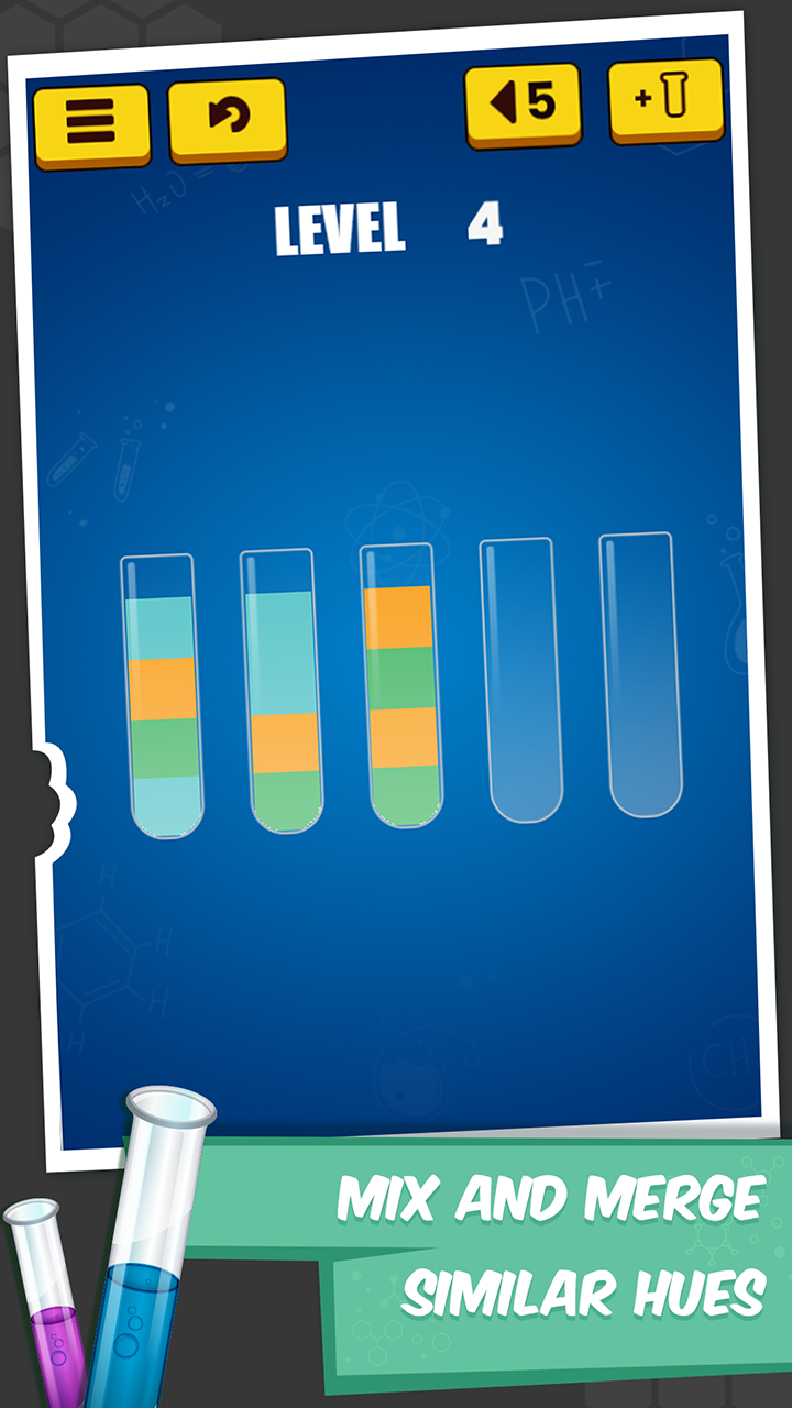 Lab Colors: Sorting Puzzle Game Screenshot