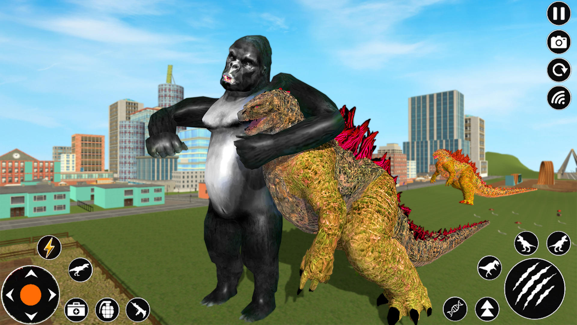 Cuplikan Layar Game Gorilla vs King Kong 3D Games