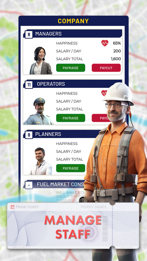 Screenshot of Train Manager - 2024