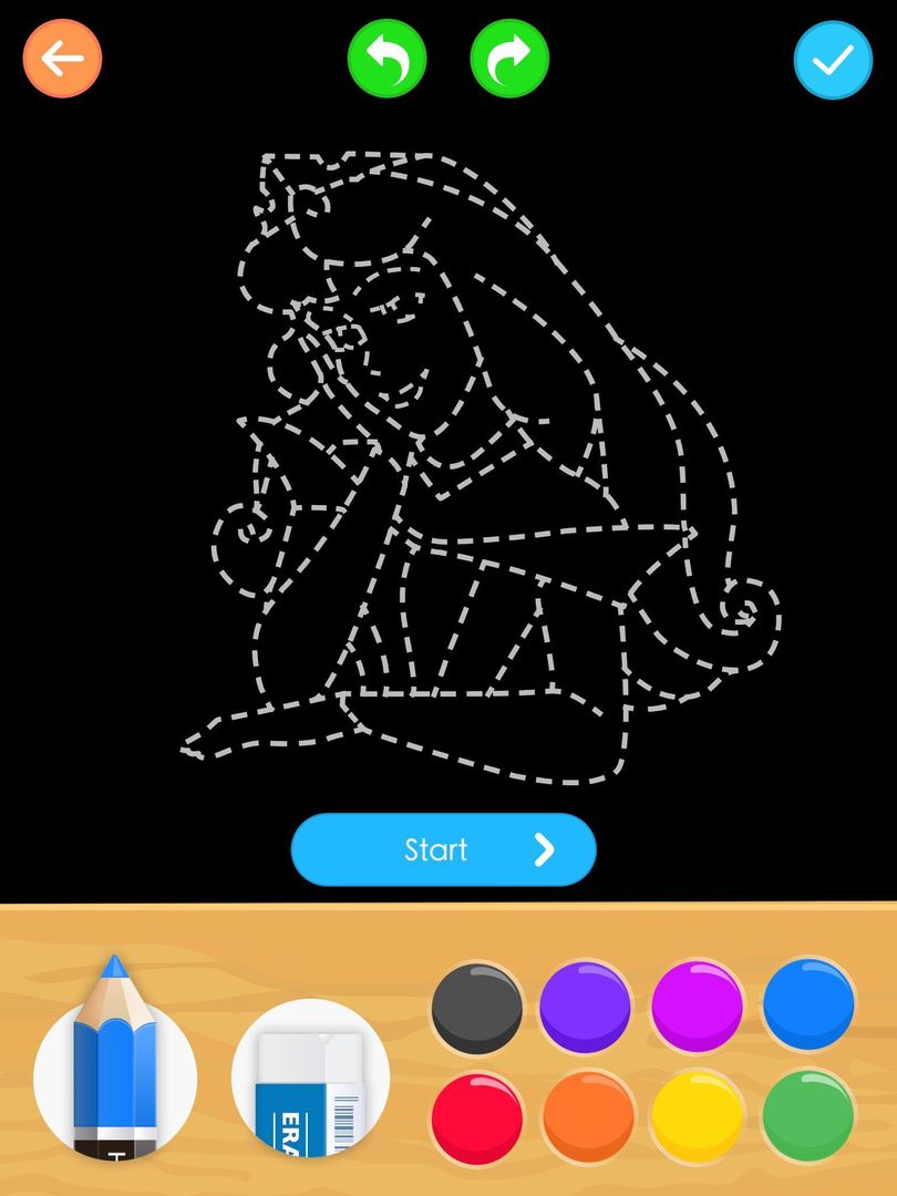 Screenshot of Learn to Draw Princess