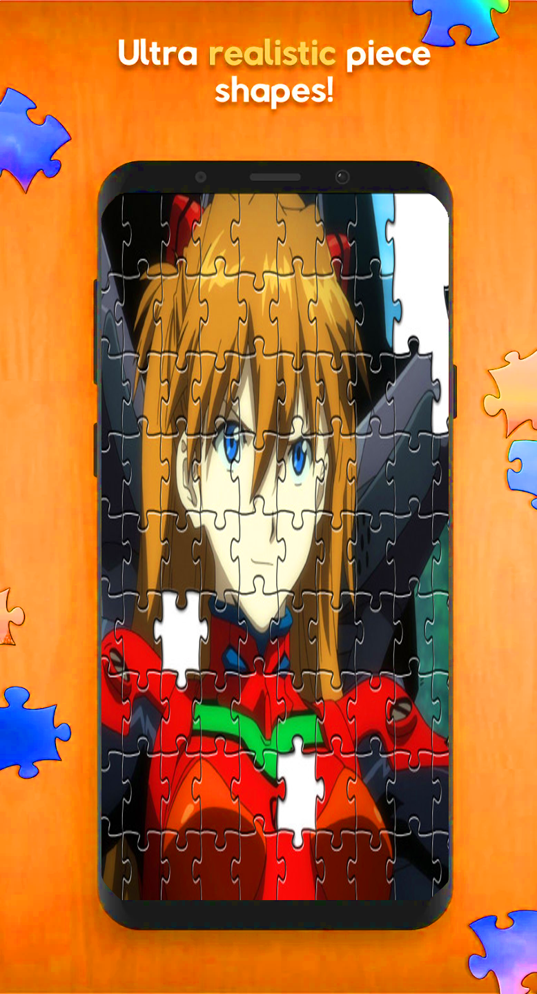 Evangelion Character Puzzle Game Screenshot