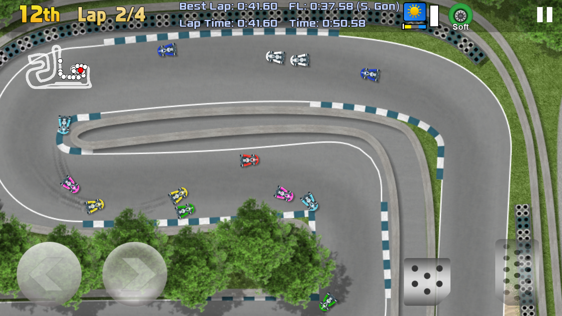 Screenshot of Ultimate Racing 2D 2!