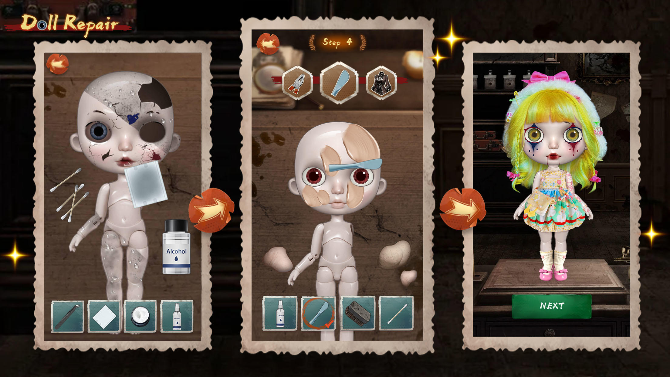 Doll Repair - Paper Doll Maker Game Screenshot