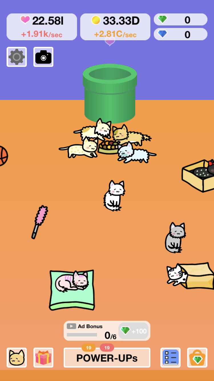 Cat Island Game Screenshot