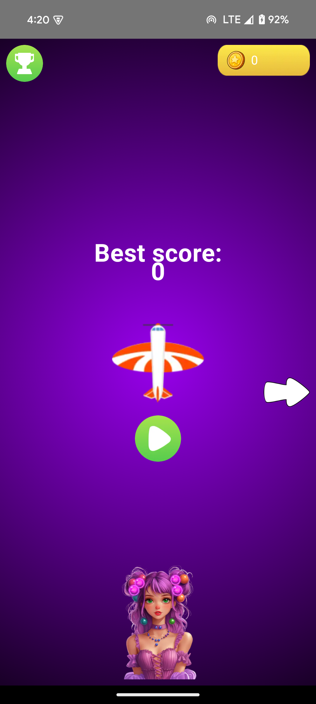 Plinko Avia Rush Game Screenshot