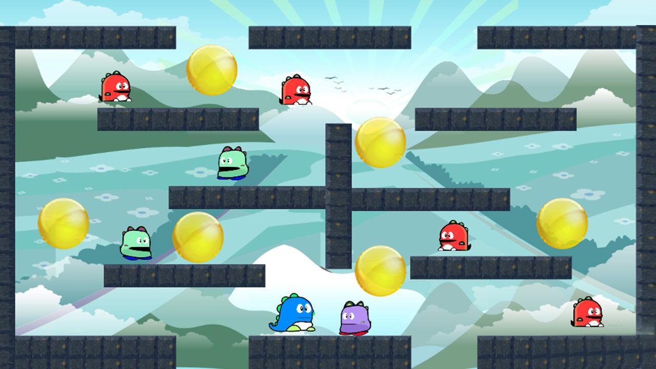Classic Bubble Bobble: Pang Snow Bubble Shooter screenshot game