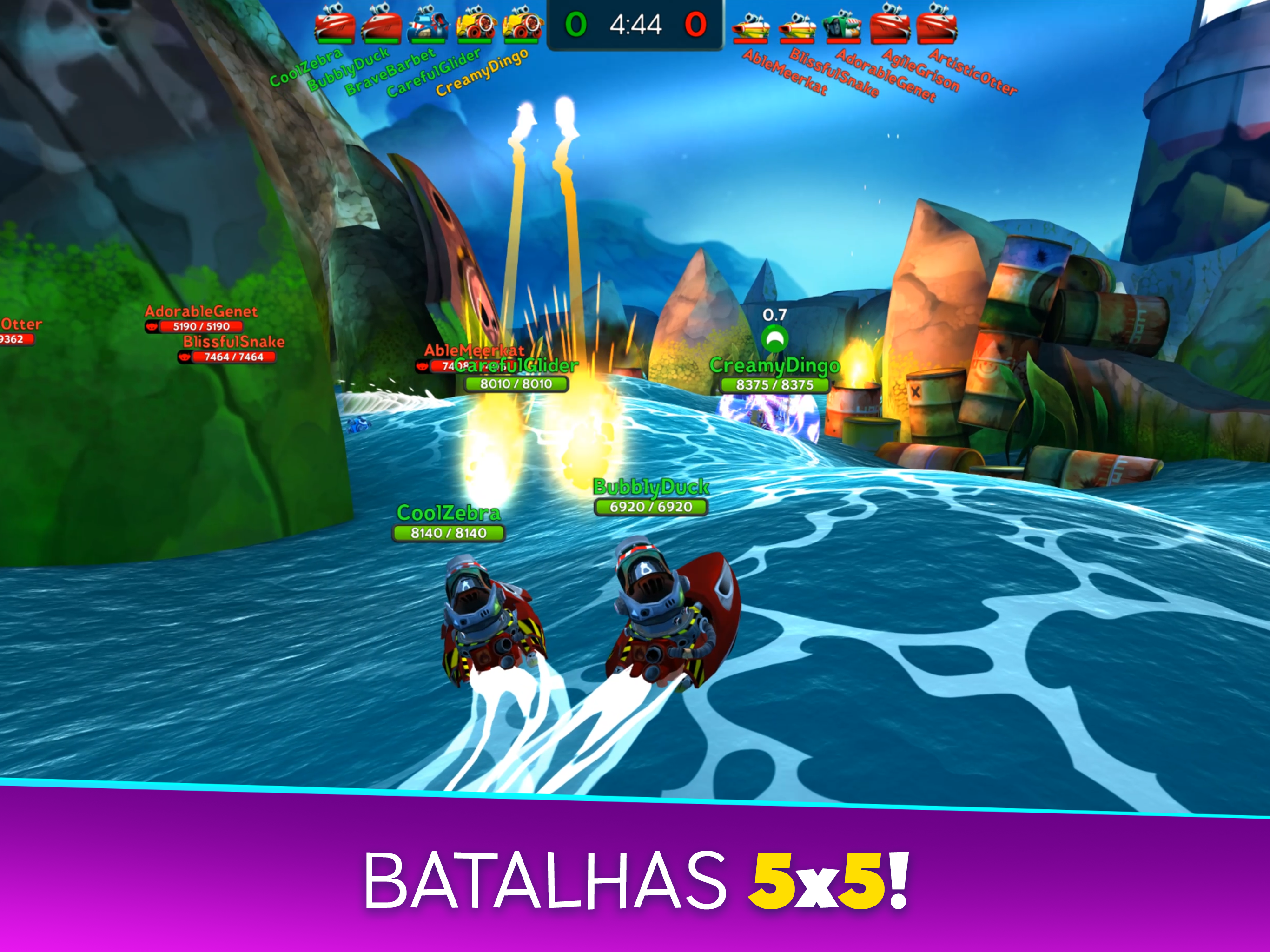 Captura de Tela do Jogo Battle Bay
