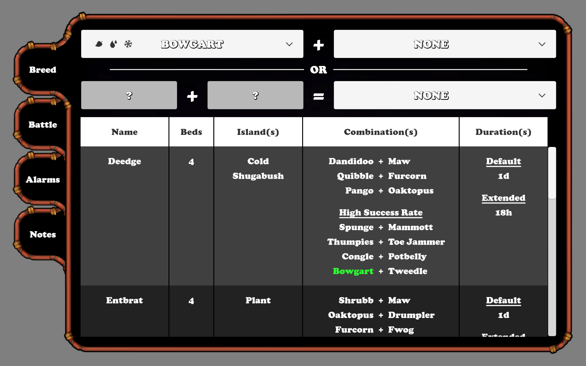 Screenshot of My Singing Monsters: Companion