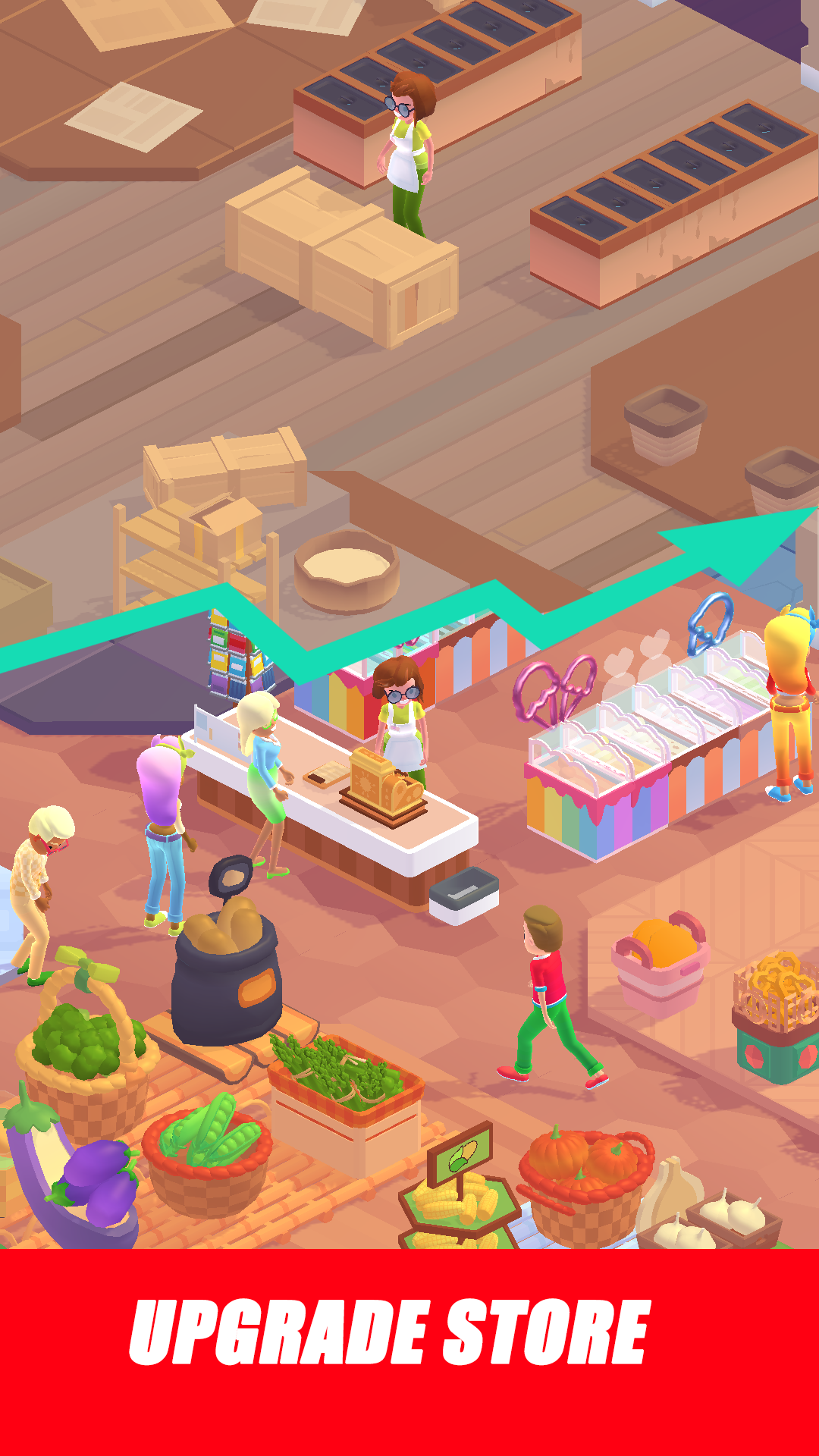 Screenshot 1 of Simulator pasar raya:kedai saya 1.7
