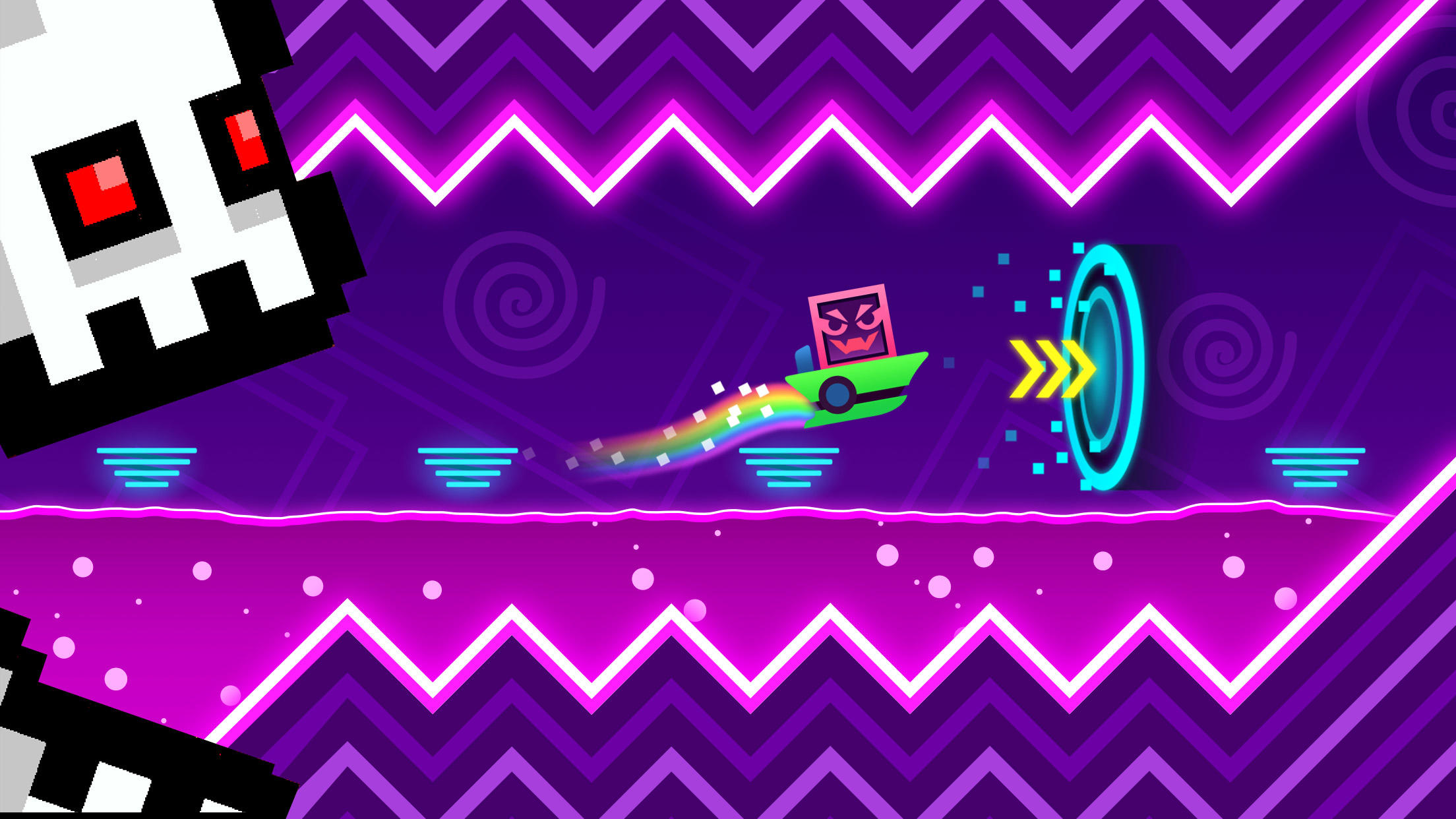 Cuplikan Layar Game Rhythm Dash - Jump Geometry