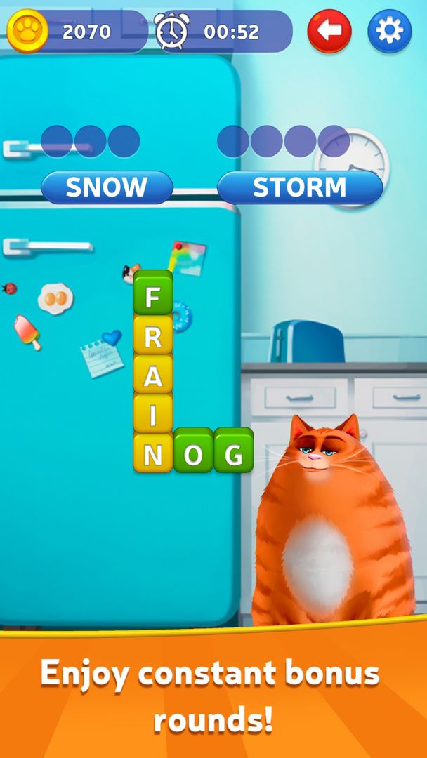Screenshot of Kitty Scramble: Word Game