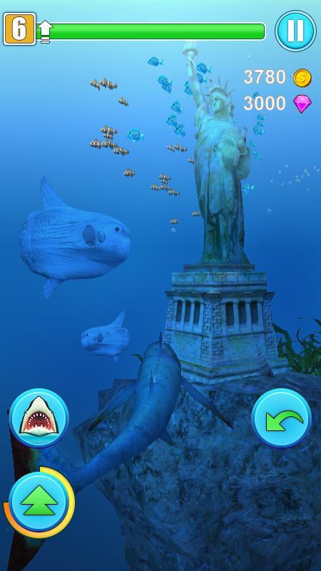 샤크시뮬레이터 - Shark Simulator 게임 스크린 샷