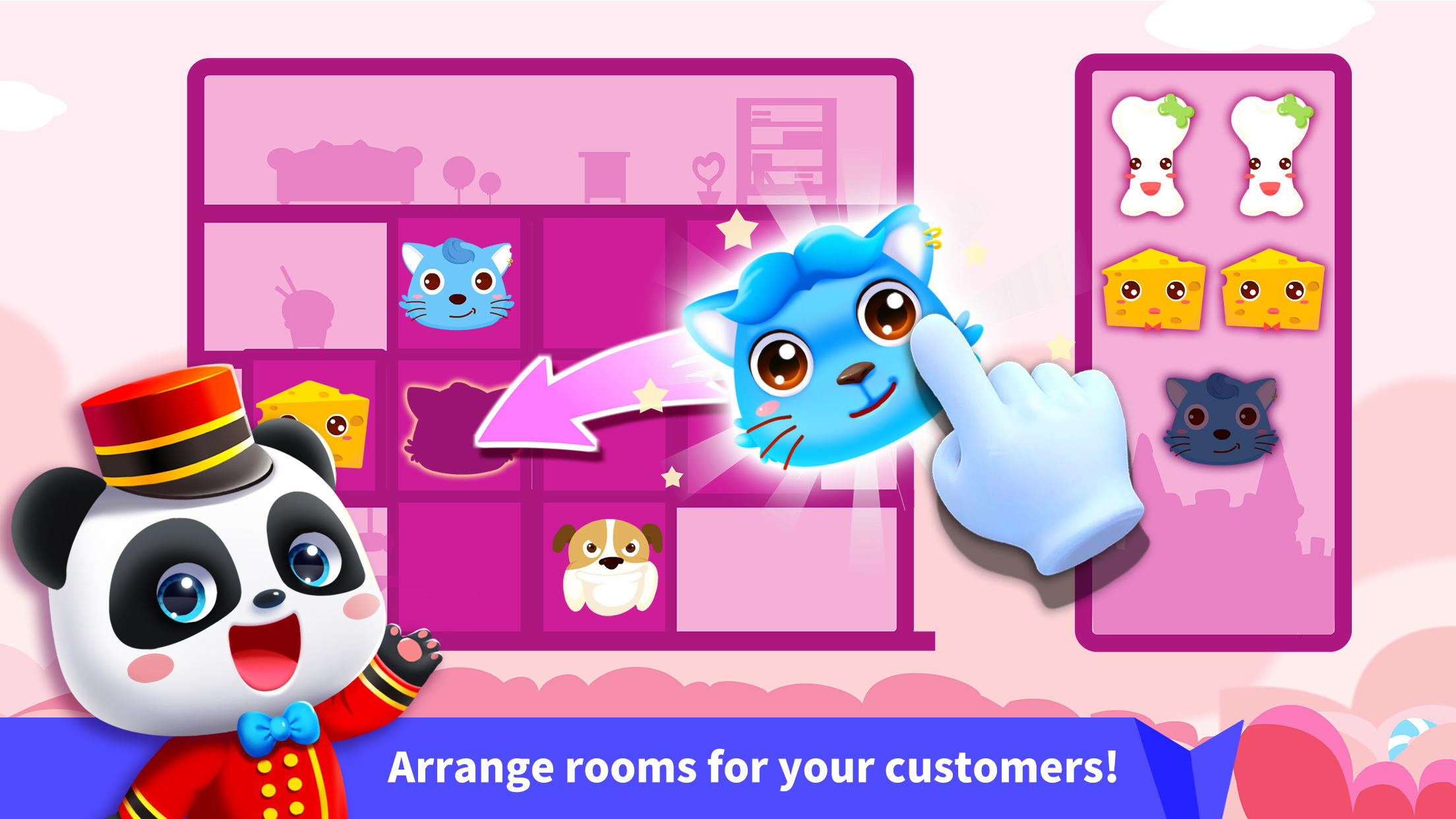Cuplikan Layar Game Little Panda Hotel Manager