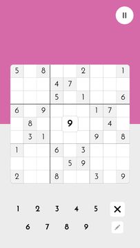Minimal Sudoku Game Screenshot