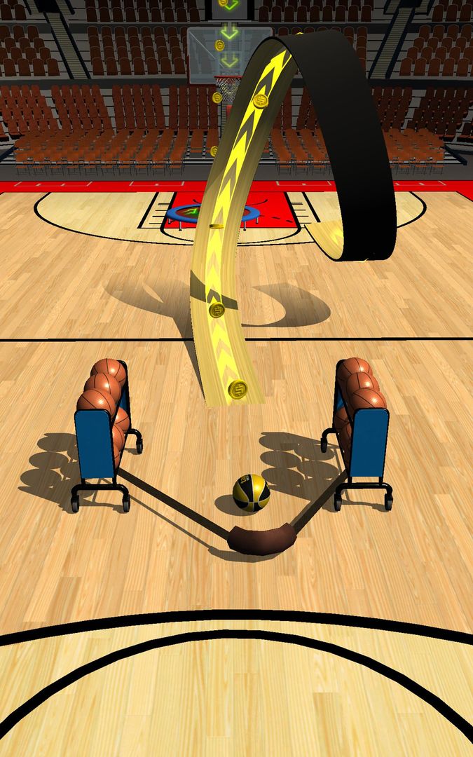 Slingshot Basketball! screenshot game