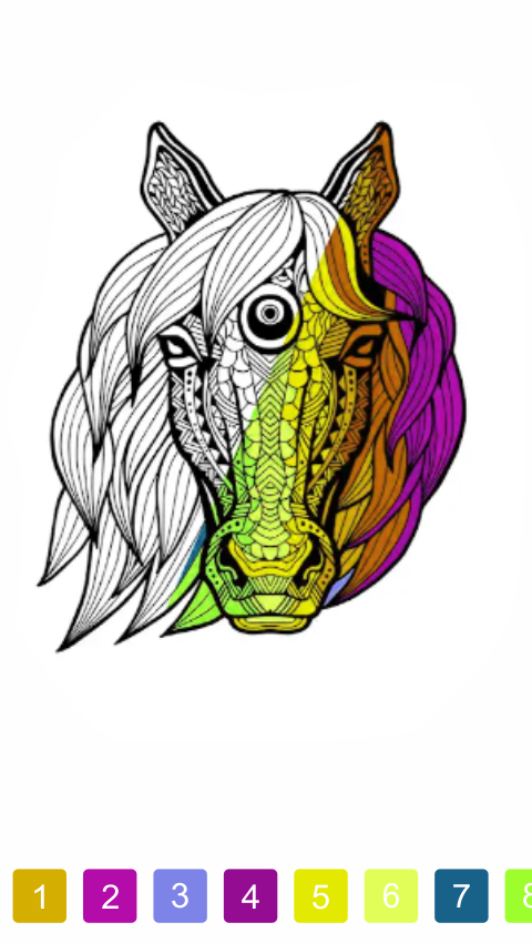 Paint by Number - Colorful Book Game Screenshot