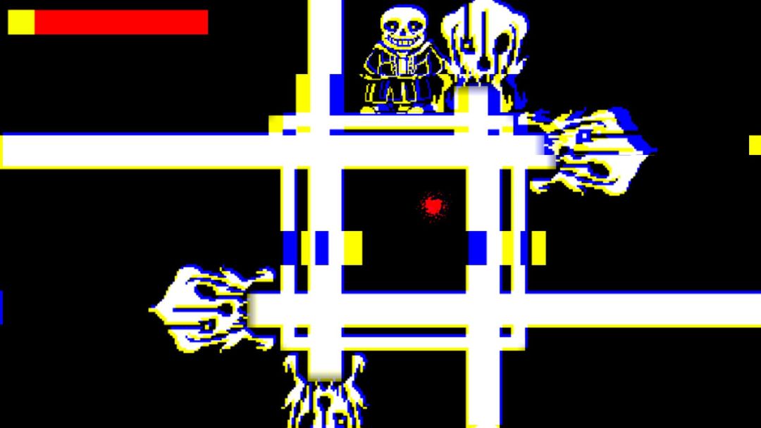 Screenshot of bad time skeleton