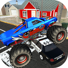 Monster Truck Racing - Cop Car city police Chase