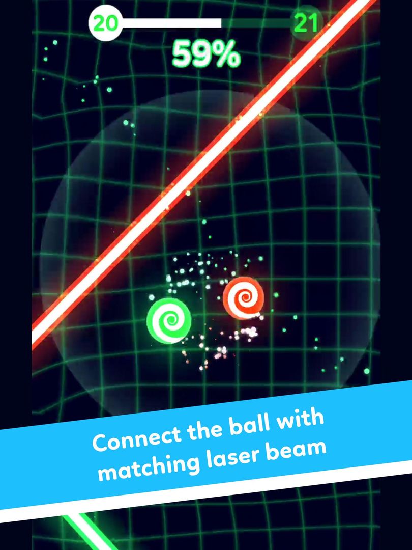 Balls VS Lasers: A Reflex Game ภาพหน้าจอเกม