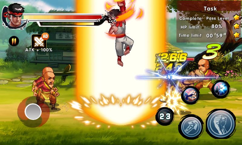 Screenshot of Kung Fu Attack 4 - Shadow Legends Fight