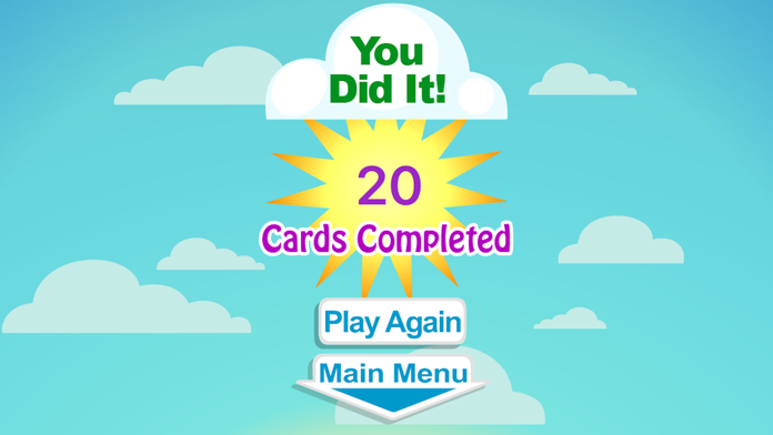 Phonics Blends Flashcards Game Screenshot